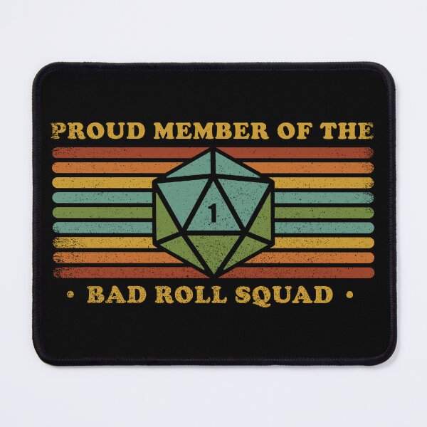 Item preview, RPG Vintage - Proud Member Bad Roll designed and sold by Studio Mootant.