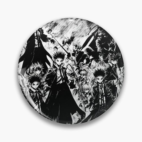 Item preview, Arte de anime japonés en blanco y negro designed and sold by Metaverse8.