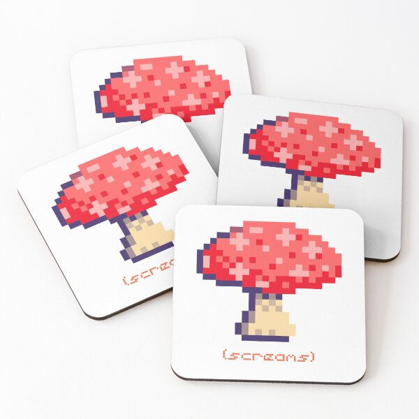 Item preview, Pixel Mushroom (Screams) Meme designed and sold by Arcane Orchid.