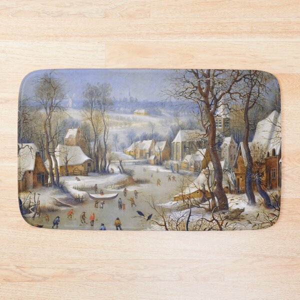 Item preview, Pieter Bruegel The Elder - Winter Landscape with Bird Trap designed and sold by TwistedCity.
