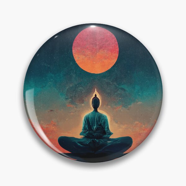 Item preview, Meditating Buddha Under Stars Namaste designed and sold by Smuvu-Pictures ⭐⭐⭐⭐⭐.