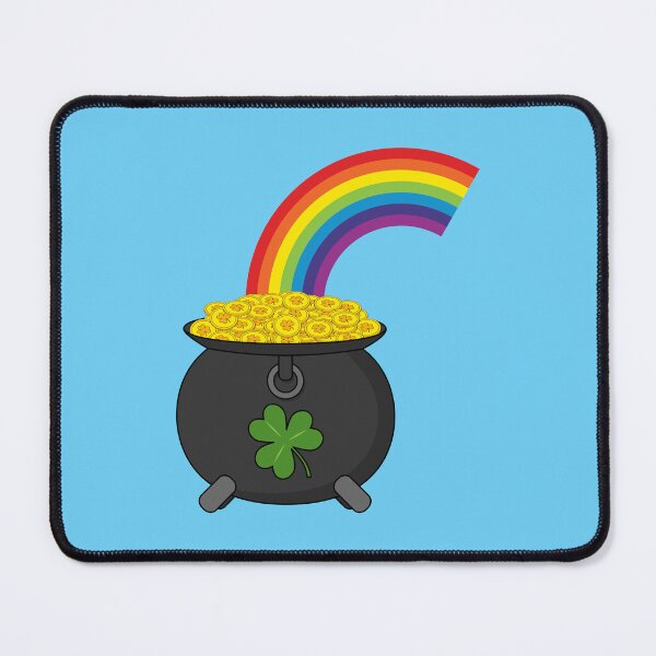 Item preview, Pot of Gold Rainbow Cartoon designed and sold by BirdAtWork.