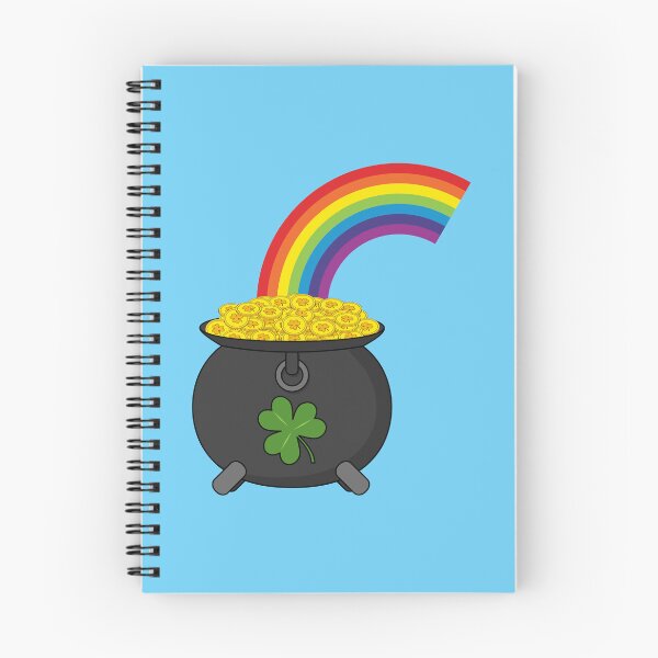 Item preview, Pot of Gold Rainbow Cartoon designed and sold by BirdAtWork.