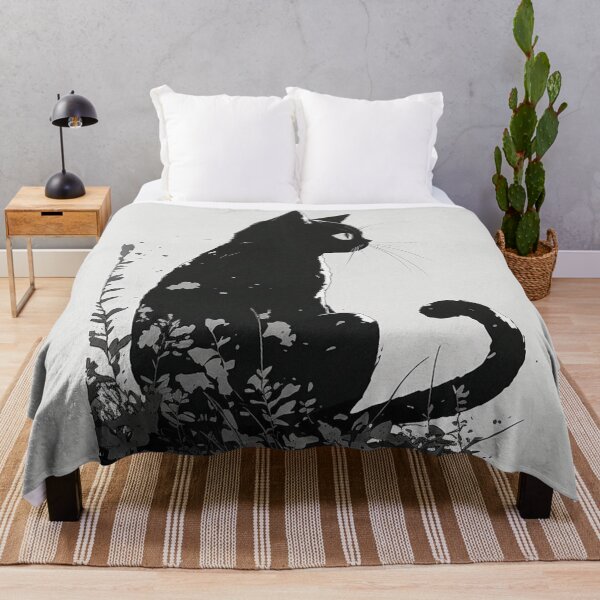 Item preview, The Black Cat Watches from the Garden designed and sold by Roy Lyons.