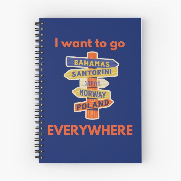 Item preview, I WANT TO GO EVERYWHERE: Travel lover design. designed and sold by Room4You.