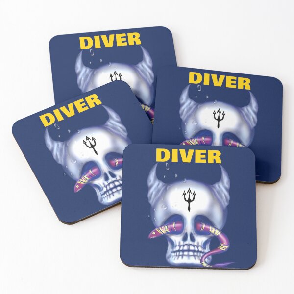 Item preview, Skull Devil Diver Under the sea designed and sold by La Loca.