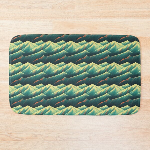 Item preview, Retrowave Mountain Range in Pink and Blue designed and sold by Fine Prints.