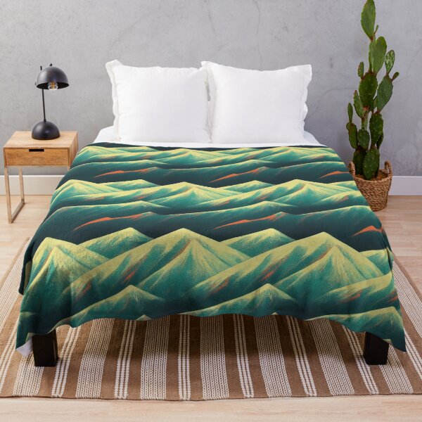 Item preview, Retrowave Mountain Range in Pink and Blue designed and sold by Fine Prints.