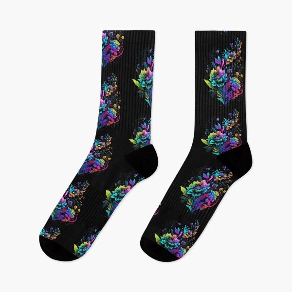Item preview, Intricate Botanicals, Colorful Psychedelic Art with Floral Details designed and sold by digitaldreamHD.