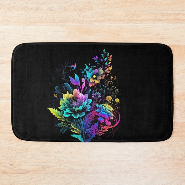 Item preview, Intricate Botanicals, Colorful Psychedelic Art with Floral Details designed and sold by digitaldreamHD.
