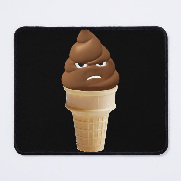 Item preview, Disgusted Poop Emoji Ice Cream Cone - Mr. Excrement designed and sold by GearGirlNJ.