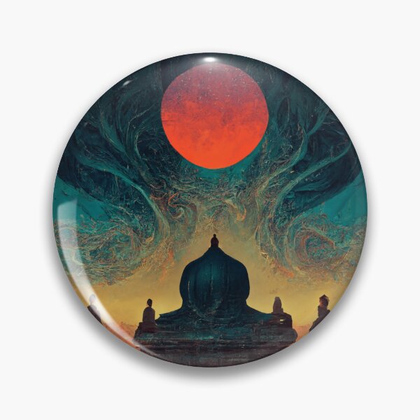 Item preview, Meditating Monks Under Stars designed and sold by Smuvu-Pictures ⭐⭐⭐⭐⭐.