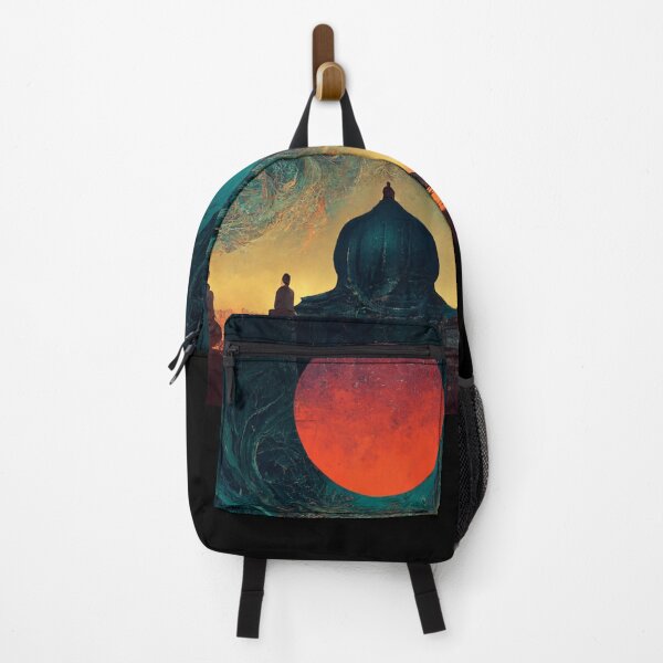 Item preview, Meditating Monks Under Stars designed and sold by Smuvu-Pictures ⭐⭐⭐⭐⭐.