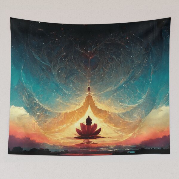 Item preview, Lotus Flower Yoga Meditation designed and sold by Smuvu-Pictures ⭐⭐⭐⭐⭐.