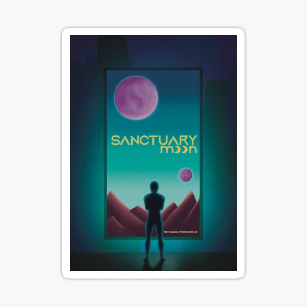 Item preview, Murderbot Viewing Sanctuary Moon Ad designed and sold by annaellieee.