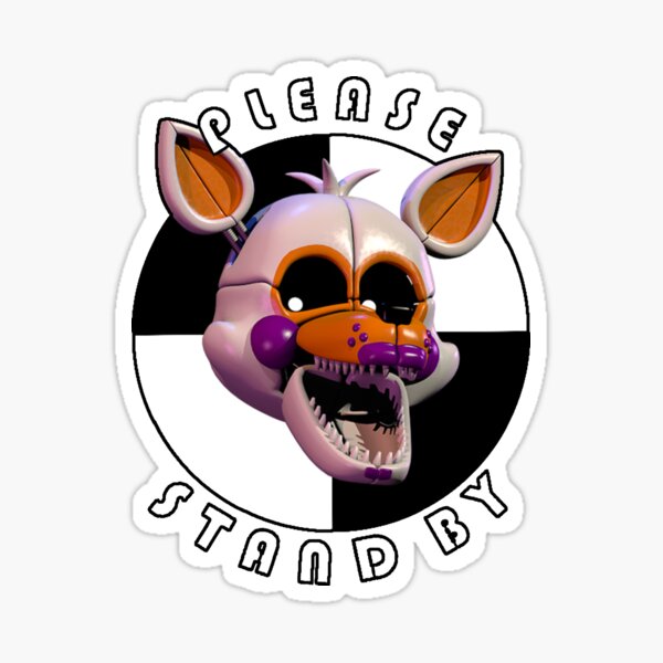 LOLBIT - Please Stand By - Five Nights At Freddys - Sticker