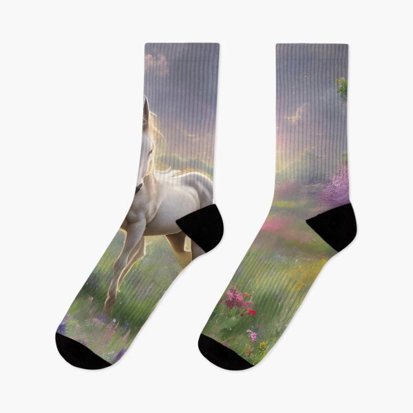 Item preview, White Horse in Field designed and sold by christineiris.