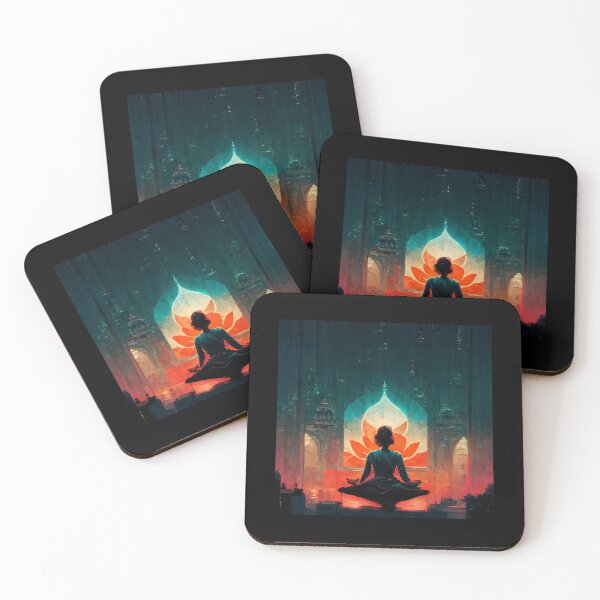 Item preview, Meditation Picture Of A Meditating Woman designed and sold by Smuvu-Pictures ⭐⭐⭐⭐⭐.