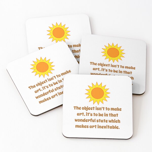 Artikelvorschau, The Object Isn't To Make Art - Creativity Quote entworfen und verkauft von CrankyOldDude.
