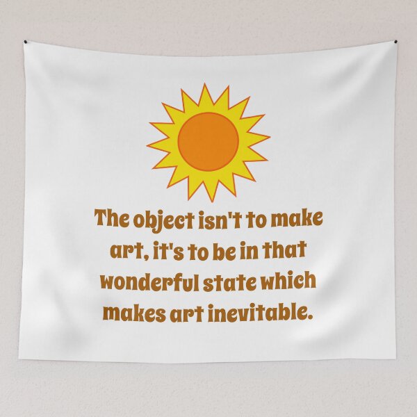 Item preview, The Object Isn't To Make Art - Creativity Quote designed and sold by CrankyOldDude.