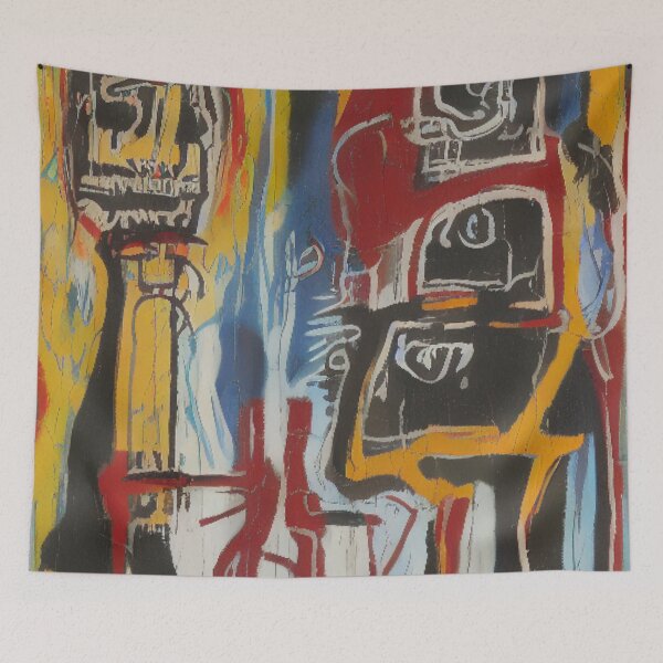 Item preview, The Nativity Reimagined: A Fusion of Graffiti, Street Art, and Abstract designed and sold by ArtazaBazaar.