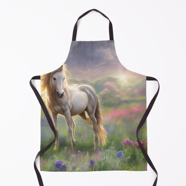 Item preview, White Horse in Field designed and sold by christineiris.