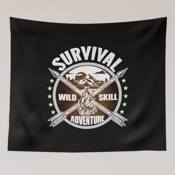 Item preview, Survival Wild Skill Adventure Camping  designed and sold by boomthetees.