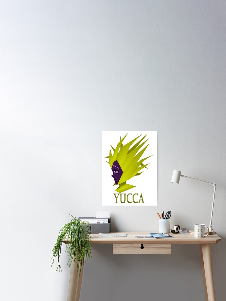 Yucca the mandrake (yellow) Poster for Sale by Chezad