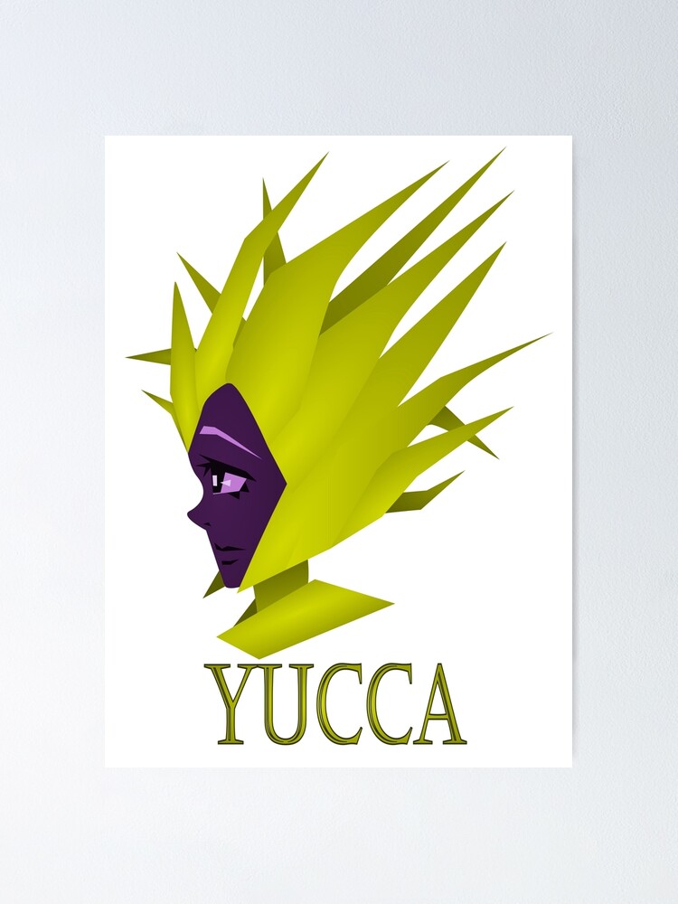 Yucca the mandrake (yellow) Poster for Sale by Chezad