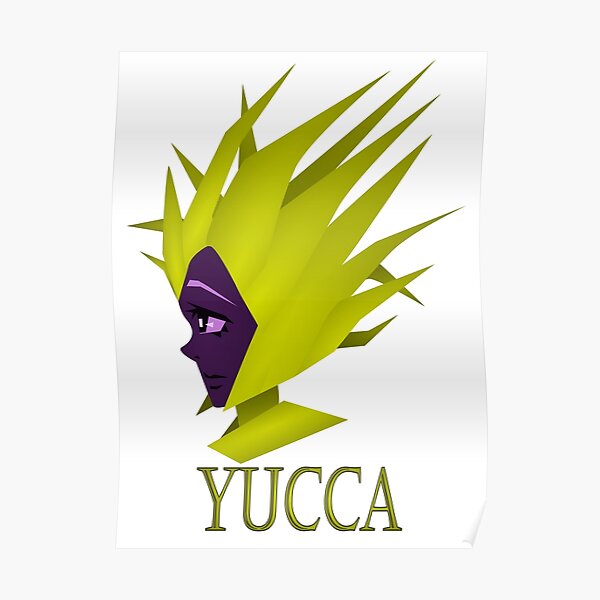 Yucca the mandrake (yellow) Poster for Sale by Chezad