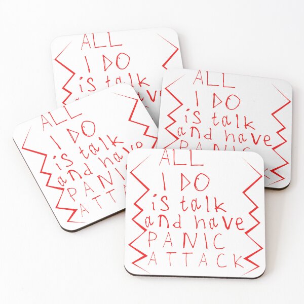 Item preview, All i do is talk and have panic attack designed and sold by kinpirks.