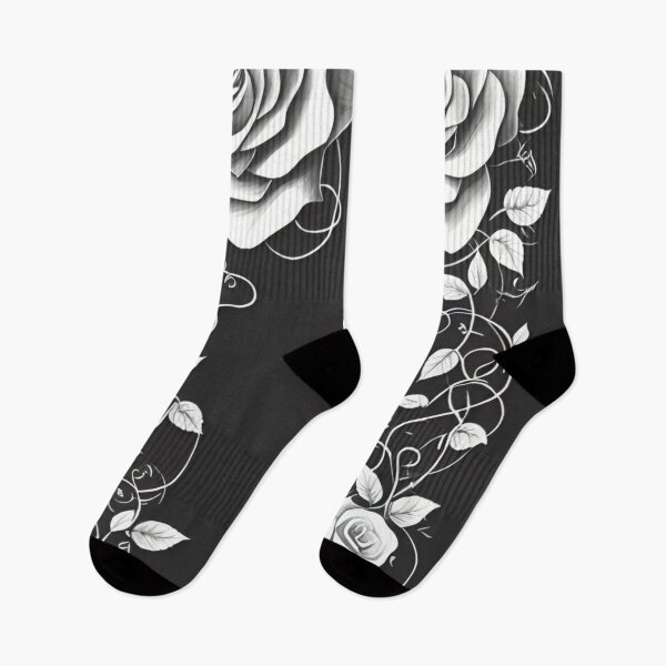 Item preview, Monochrome Rose Tendrils designed and sold by ~.