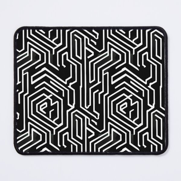 Item preview, black and white circuitboard cyberpunk electronic pattern designed and sold by SJG-digital.
