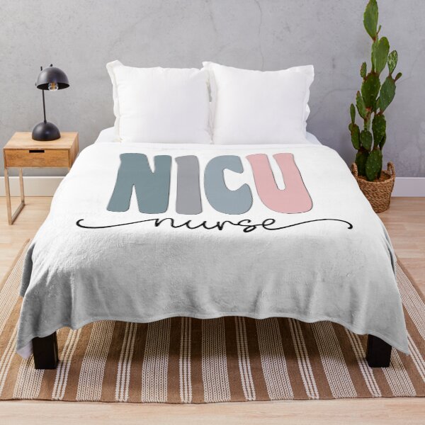 Item preview, NICU Nurse Pastel Funky Retro Script Design designed and sold by mysticblvd.