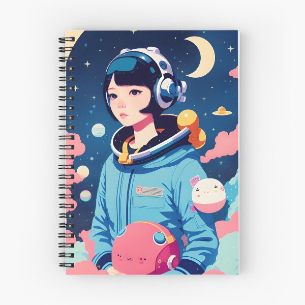 Item preview, Astro-Girl / Futuristic Space Portrait designed and sold by DelMoore93.