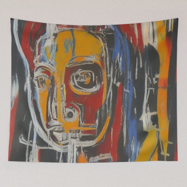 Item preview, Madonna & Child: A Fusion of Surrealism, Avant-Garde & Street Art designed and sold by ArtazaBazaar.