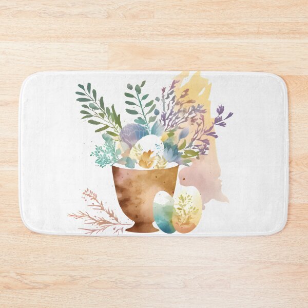 Item preview, Watercolor pottery & easter eggs designed and sold by Teequeque.