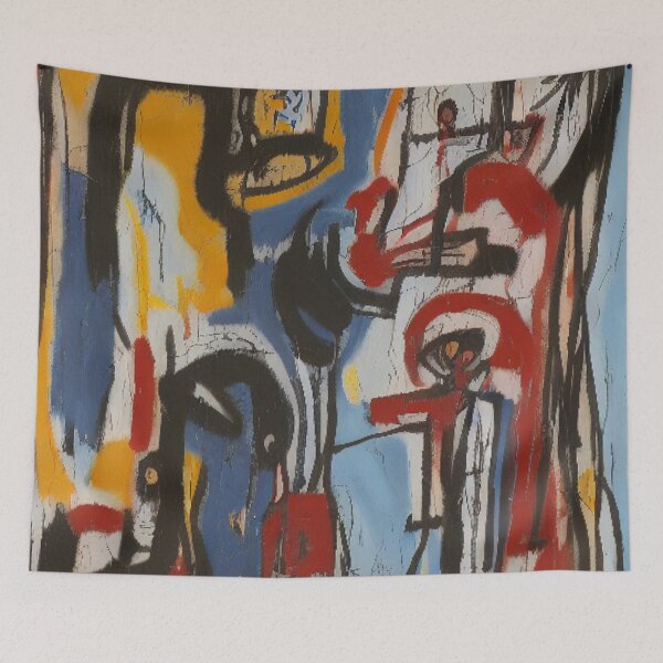 Item preview, The Nativity Reimagined: An Artistic Exploration of Expressionism and Abstraction designed and sold by ArtazaBazaar.