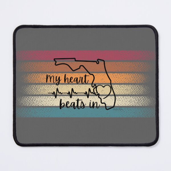 Item preview, My heart beats in Florida designed and sold by HooYooTeeTees.