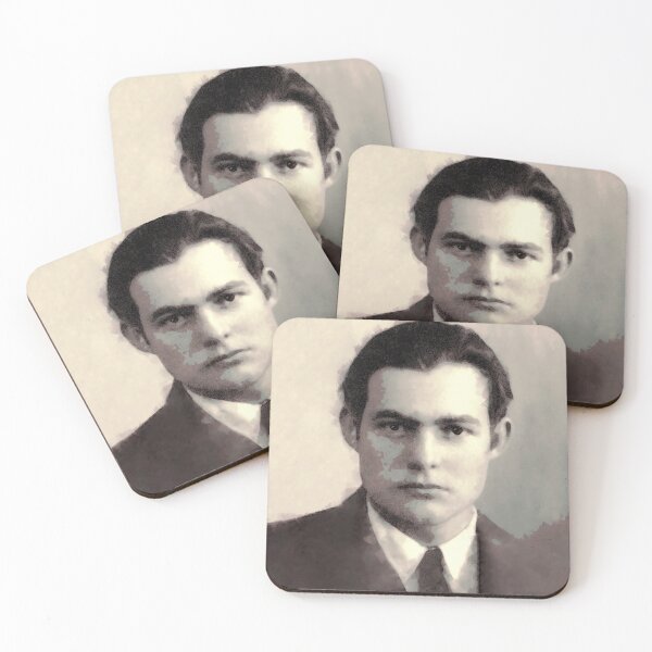 Item preview, Ernest Hemingway Passport Photograph 1923 designed and sold by Daniel Hagerman.