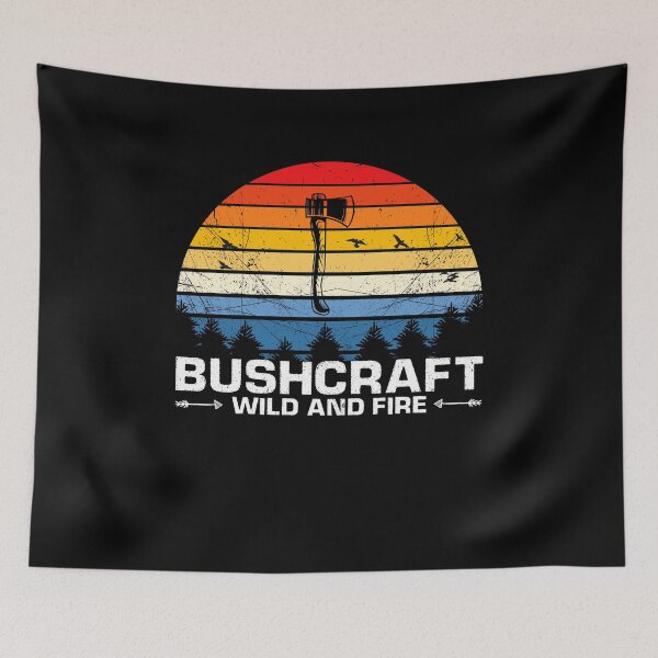Item preview, Bushcraft Wild and Fire   designed and sold by boomthetees.