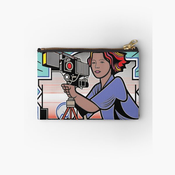 Item preview, Art Deco Lady Camera Op designed and sold by SetLifeStickers.