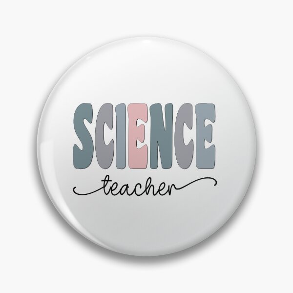 Item preview, Science Teacher Pastel Funky Retro Script Design designed and sold by mysticblvd.