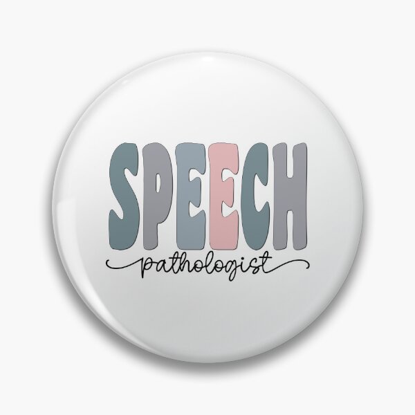 Item preview, Speech Pathologist Pastel Funky Retro Script Design designed and sold by mysticblvd.