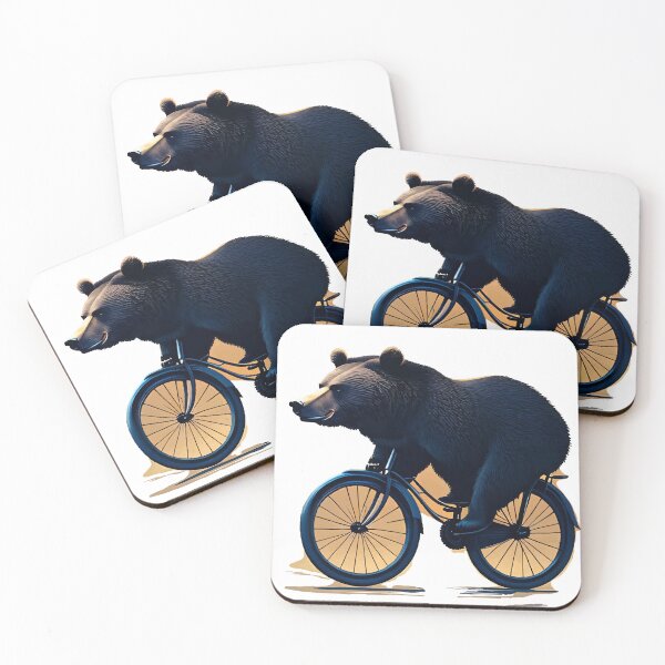 Item preview, Bear rides a bike designed and sold by artdekk.