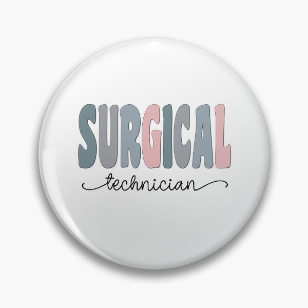 Item preview, Surgical Technician Pastel Funky Retro Script Design designed and sold by mysticblvd.