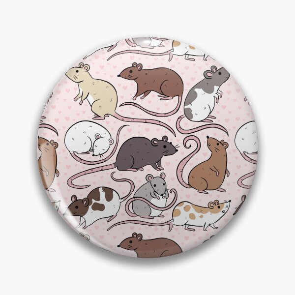 Item preview, Cute pet rats pattern for rat owner  designed and sold by Yarafantasyart.