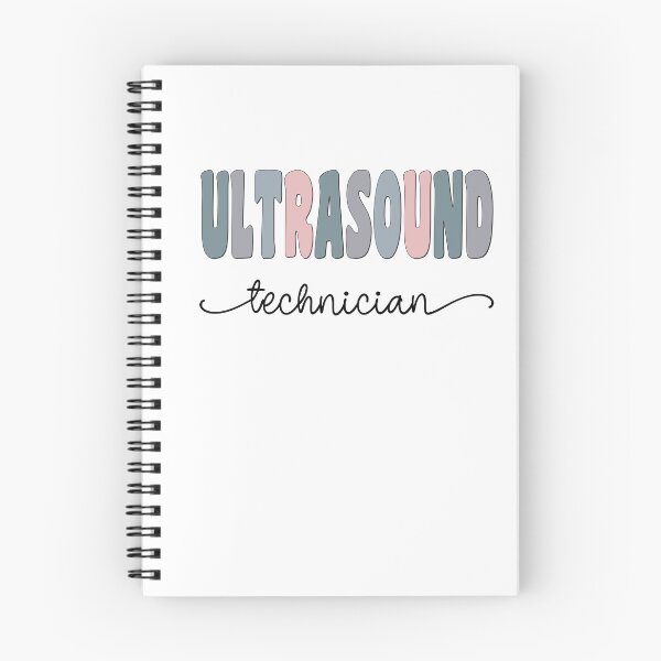Item preview, Ultrasound Technician Pastel Funky Retro Script Design designed and sold by mysticblvd.