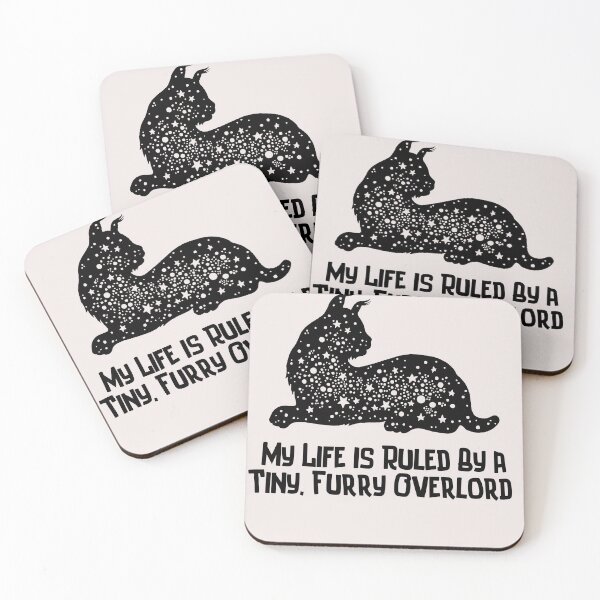 Item preview, black cat My life is Ruled By a Tiny Furry Overlord  designed and sold by Cheeeeky.