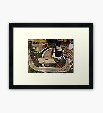 Scale Model Trains, Scale Model Buildings, Greenberg's Train and Toy Show, Edison, New Jersey Framed Print